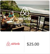 image for AirBnB Gift Card - Family