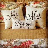 image for Mr and Mrs Decorative Pillows