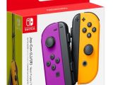 image for Nintendo Switch Joycon purple orange