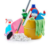 image for A bucket full of cleaning supplies!