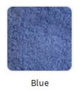 image for Fluffy face towels - blue
